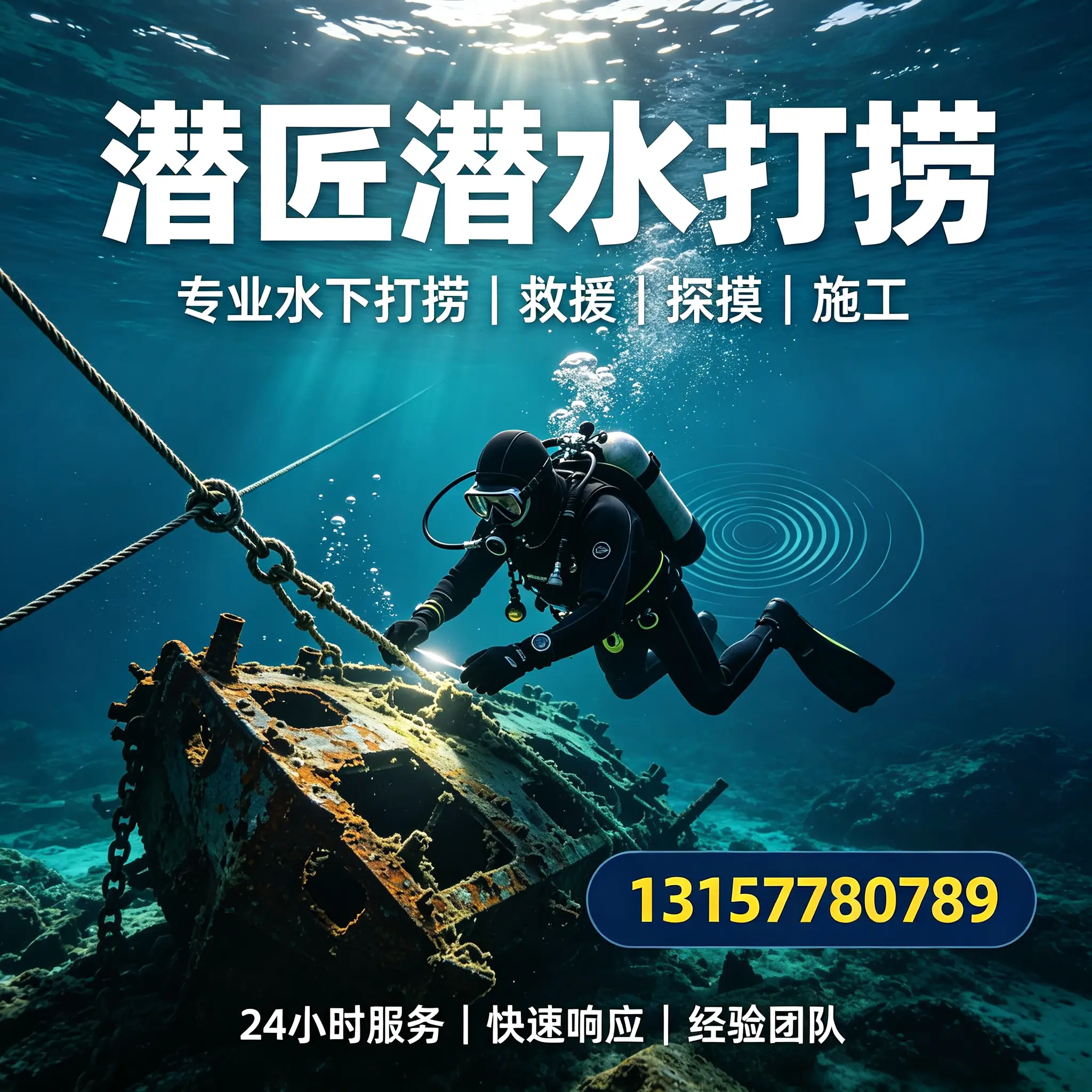 颍州水下打捞作业服务产品